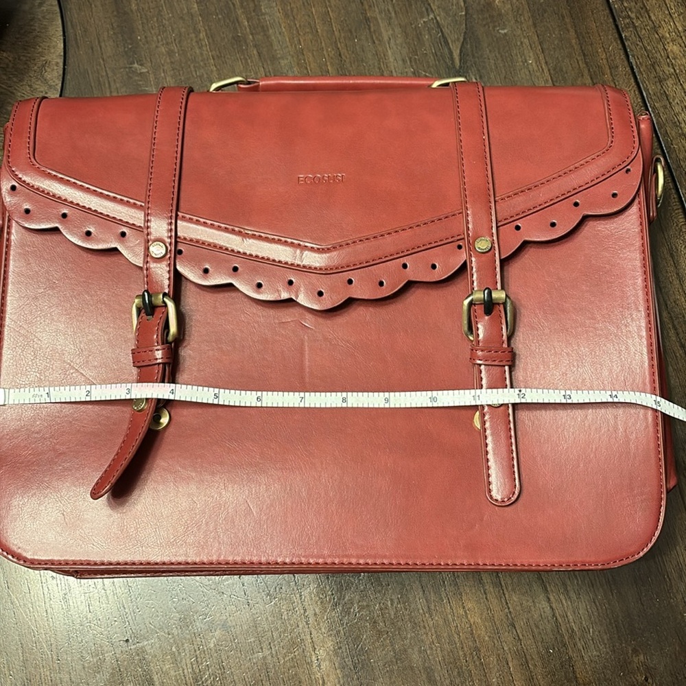 Ecosusi women’s brown messenger bag - Picture 6 of 7